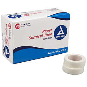 Dynarex Surgical Paper Tape, 1" x 10 yds. DX3552_OLD