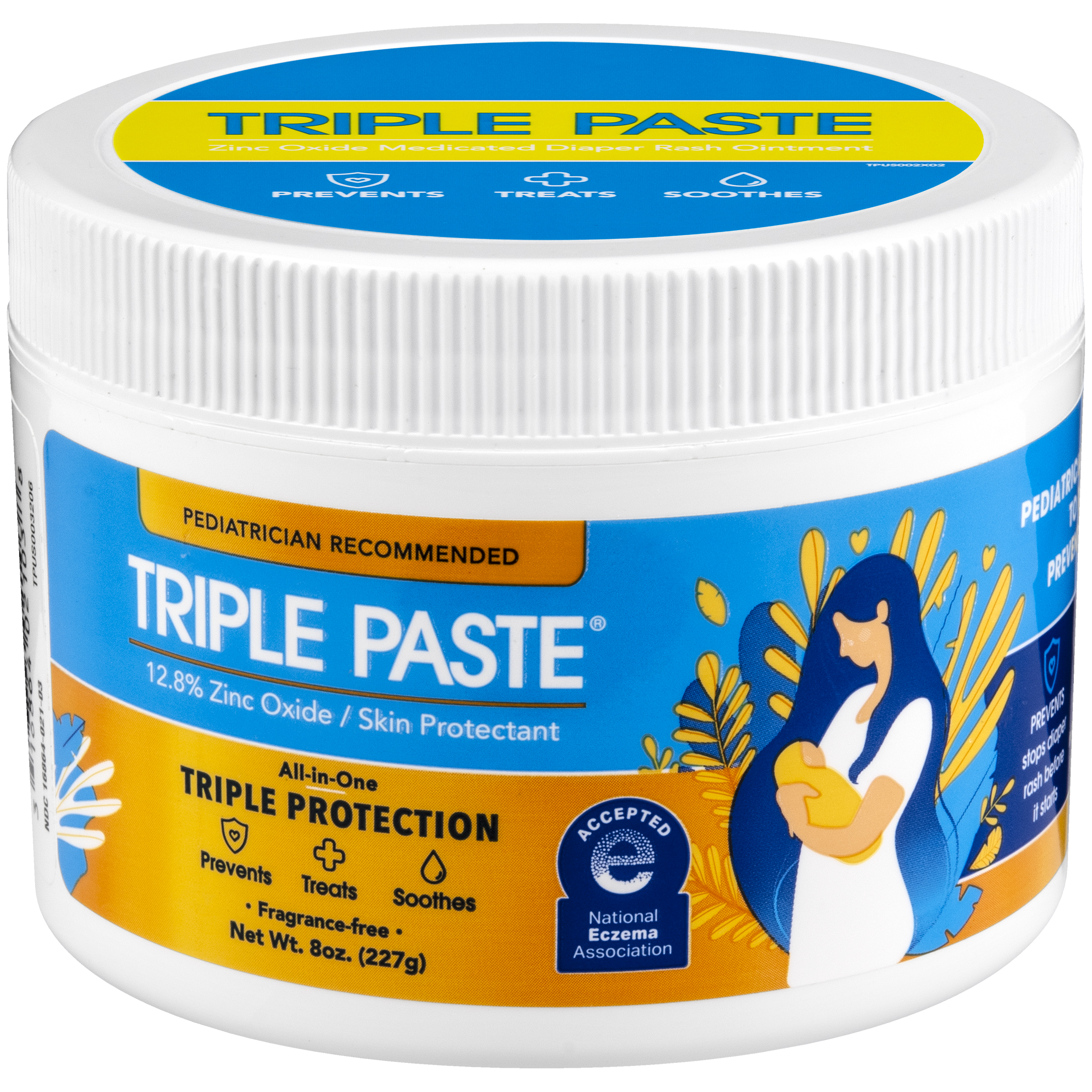 Advantice Triple Paste Diaper Rash Ointment, 8 oz - REPLACES EMH316864021045 EMH316864021038A