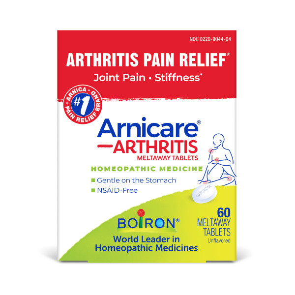 Boiron Arnicare Arthritis Tablets, Arthritis Pain Relief, Joint Pain, Stiffness, 60 Tablets - REPLACES EMH7T66 EMH7TZQ