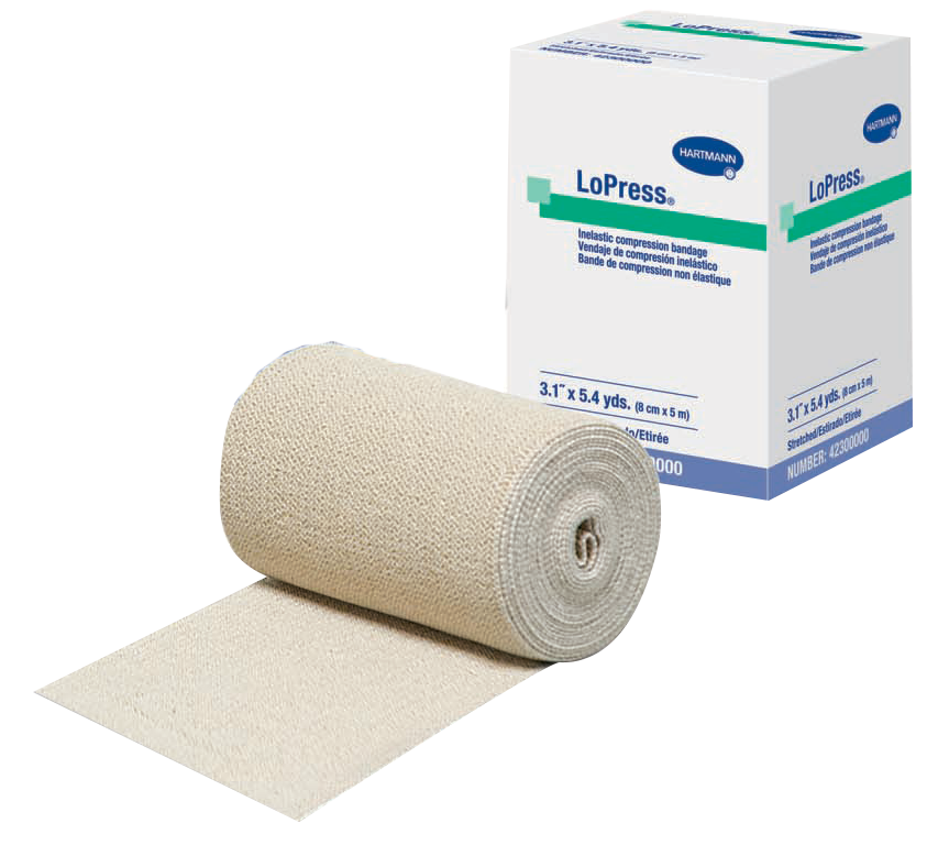 LoPress Inelastic Compression Bandage 5-2/5 yds. x 3-1/10", Nonsterile EV42300000