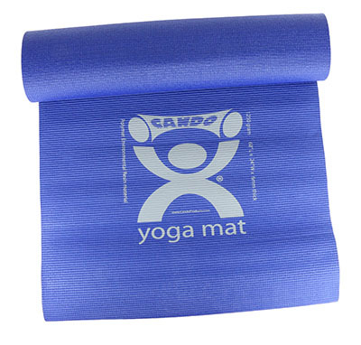 Cando Yoga Mat, Blue, 68" X 24" X 0.25" FAB302401B