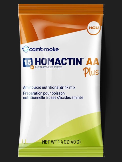 Homactin AA Plus Powder, Lemon Lime Flavor, 30 Packets - REPLACES FC37011 FC37011A