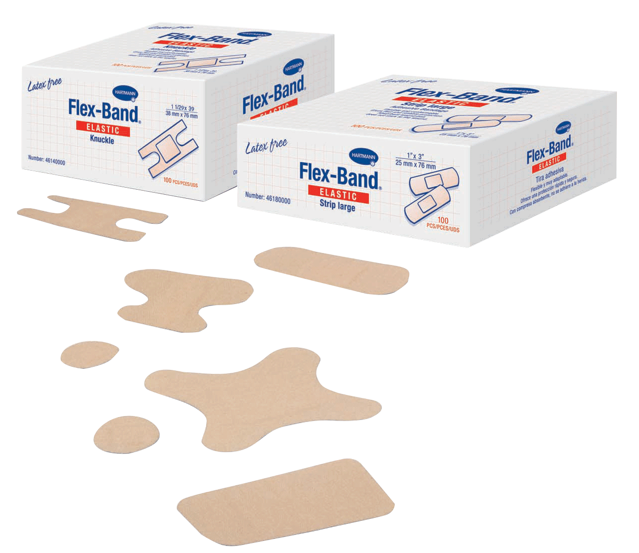 Flex-Band Adhesive Bandage Oval 1 1/4" x 1" EV46150000