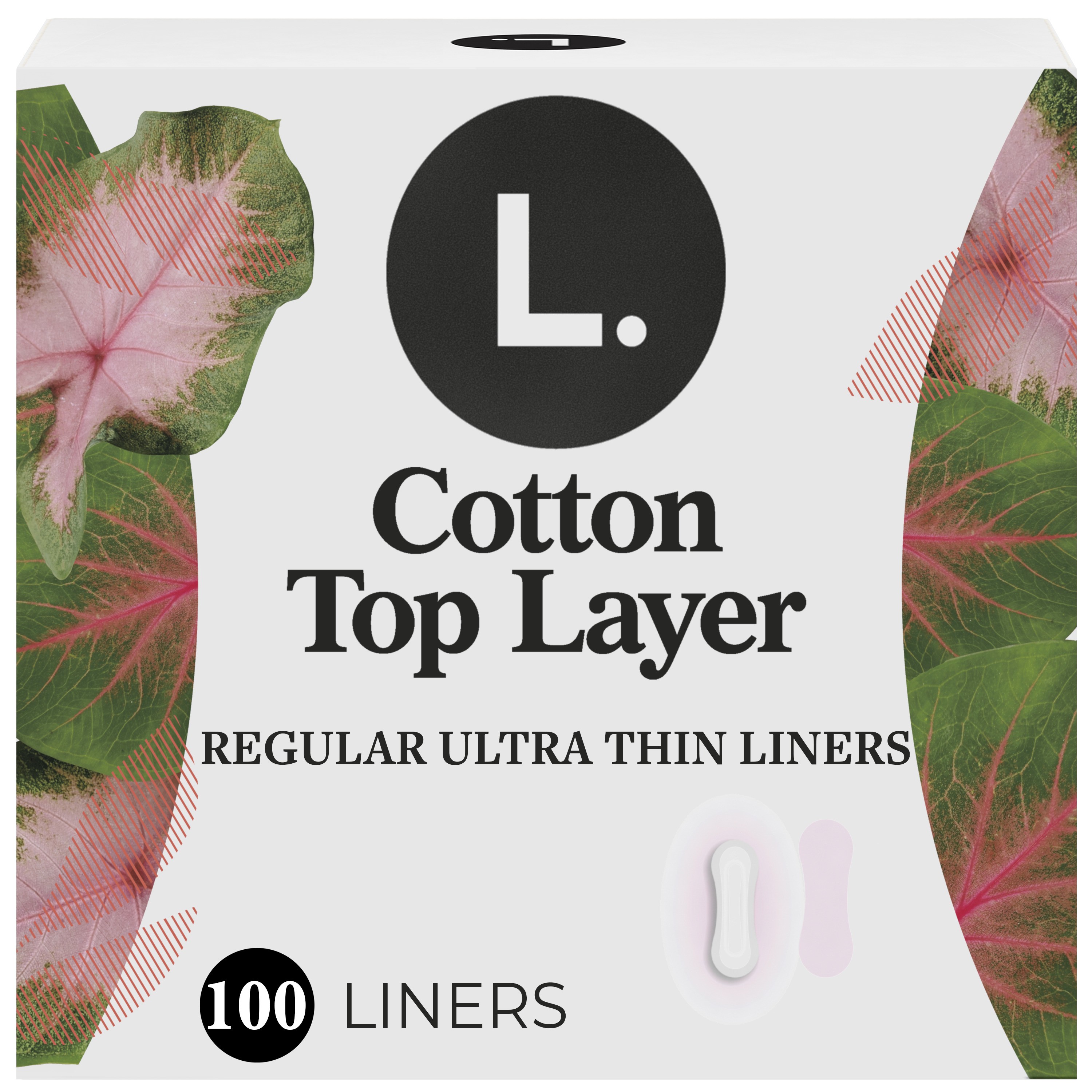 L. Ultra Thin Unscented Liners, Regular Coverage, 100 ct - REPLACES GCO80339719 GCO80810760