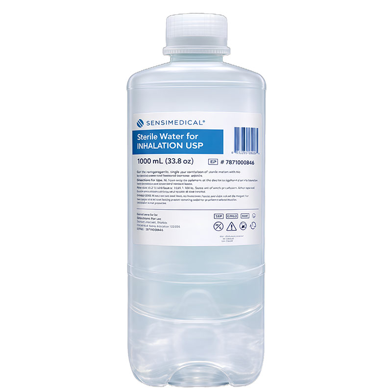 Sensimedical Sterile Water for Inhalation USP, 1000mL Pour Bottle GM7871800044