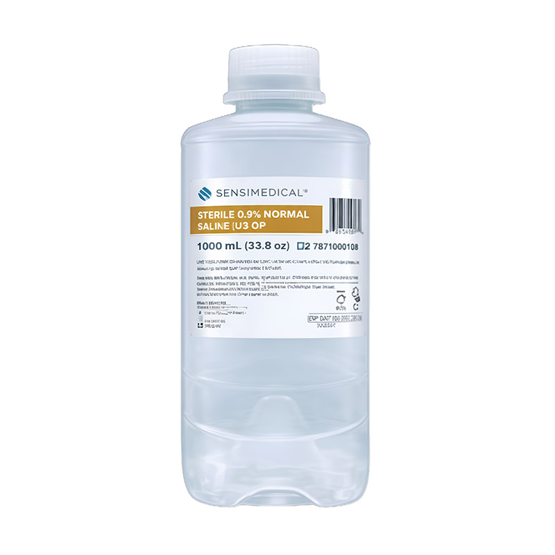 Sensimedical Sterile 0.9% Normal Saline USP, 1000mL Premium Cap Bottle GM7871800068