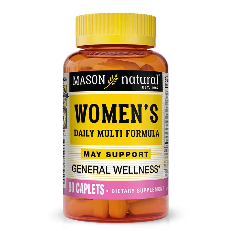 Mason Natural Women's Daily Multi Formula, 90 Caplets GQ164590A
