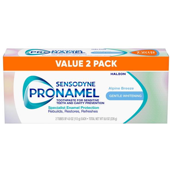 Sensodyne Pronamel Whitening Toothpaste, 2 Pack, 2x 4 oz GSK310158830573