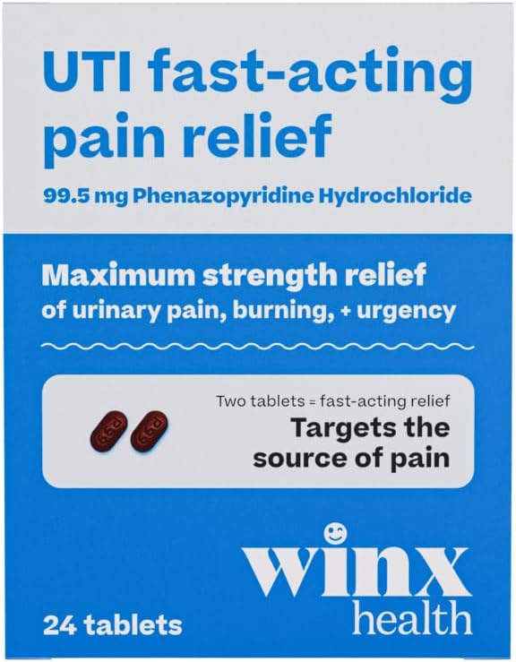 WINX Urinary Tract Fast Acting Pain Relief, 24 ct - REPLACES GSXUPR GSX02WNXUPR24P