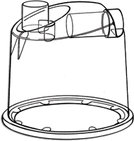 Humidification Chamber For Use With HC200 FPHC385S