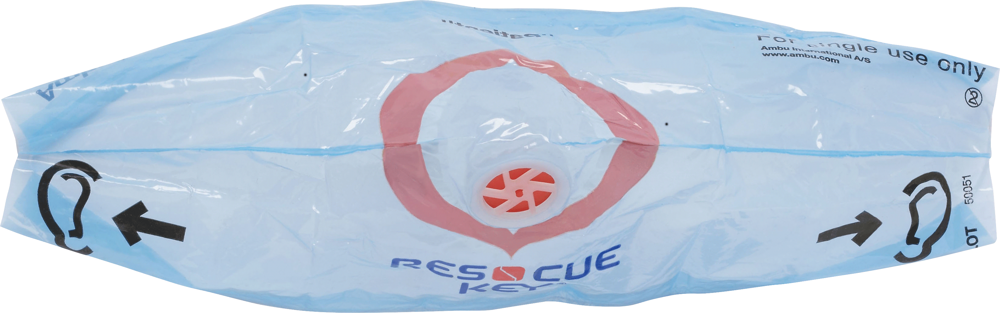 Res-Cue Key by Ambu, CPR Barrier Mask Adult and Child Refill Pack 60HCS63002