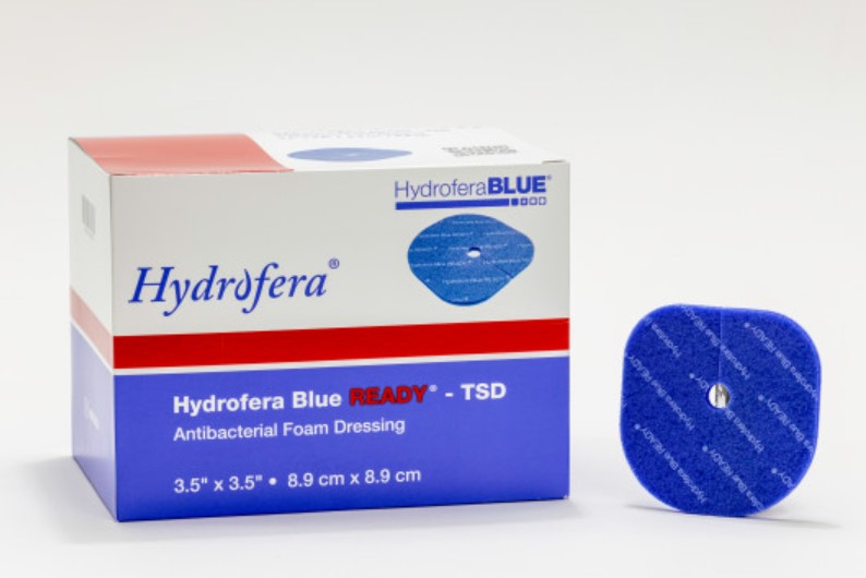 Hydrofera Blue Ready Tube Site Dressing,  3.5" x 3.5" HFLHBRS3535