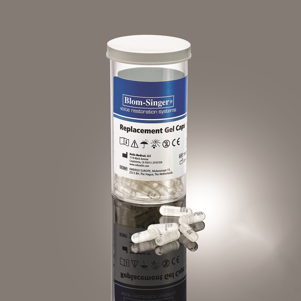 Blom-Singer Gel Cap Replacement 16Fr, 90/Pk IHBE3190