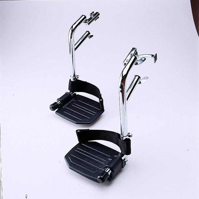 Invacare Swingaway Aluminum Footrests, 31/2" Hanger Pin Spacing INVT93AA