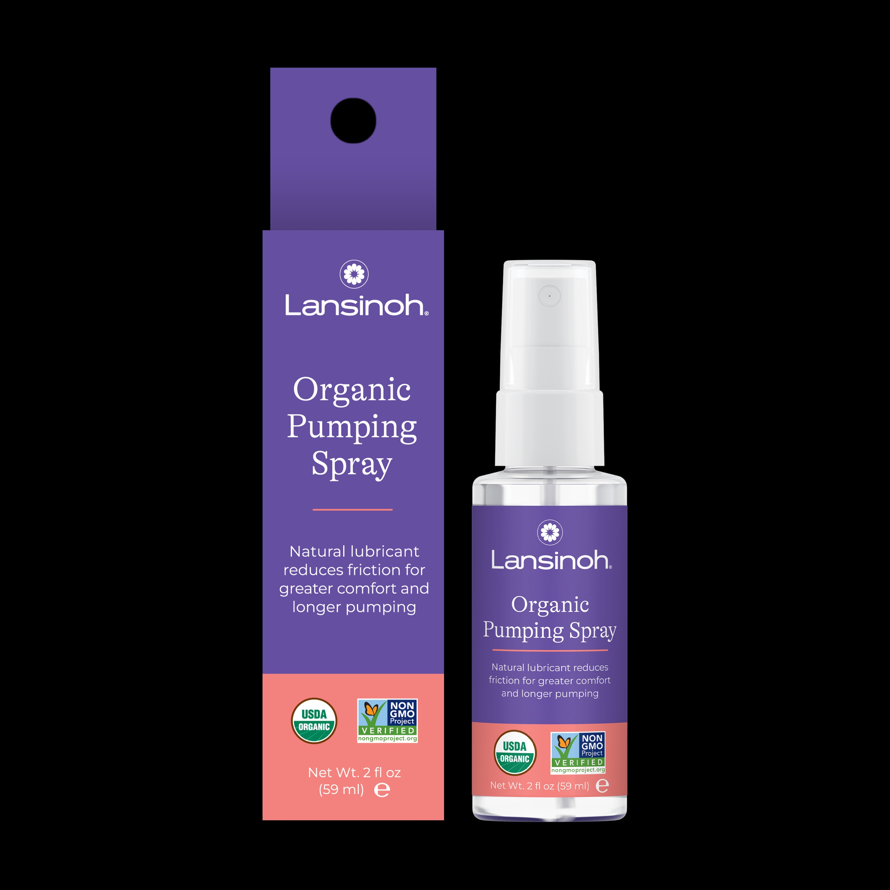 Lansinoh Organic Pumping Spray, 2 fl oz. Bottle LAN52010