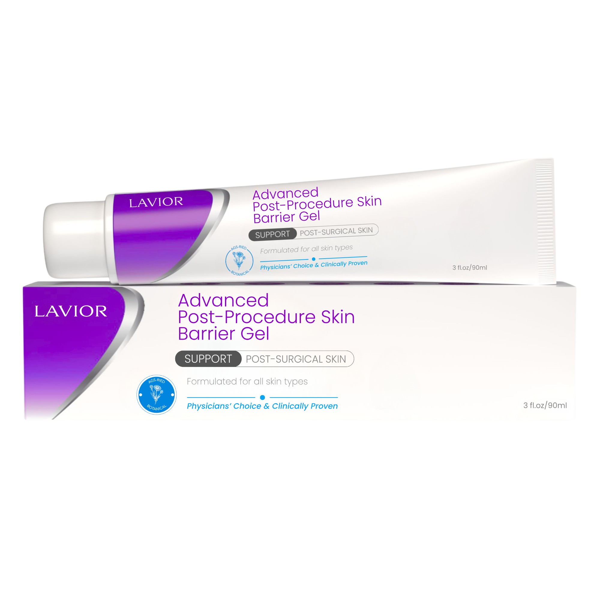 Lavior Advanced Post-Procedure Skin Barrier Gel Tube, 3 oz LPIAPSG30US1