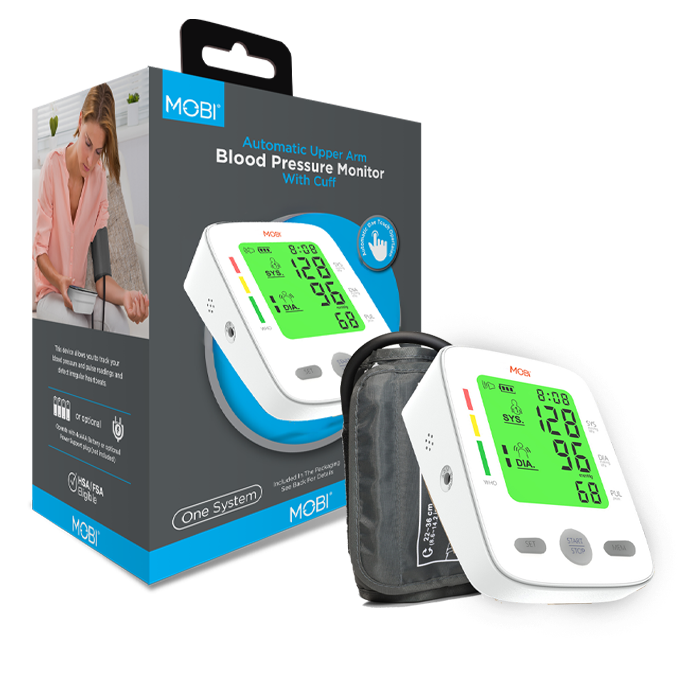 MOBI Technologies, Inc. Automatic Upper Arm Blood Pressure Monitor With Cuff MBT70254