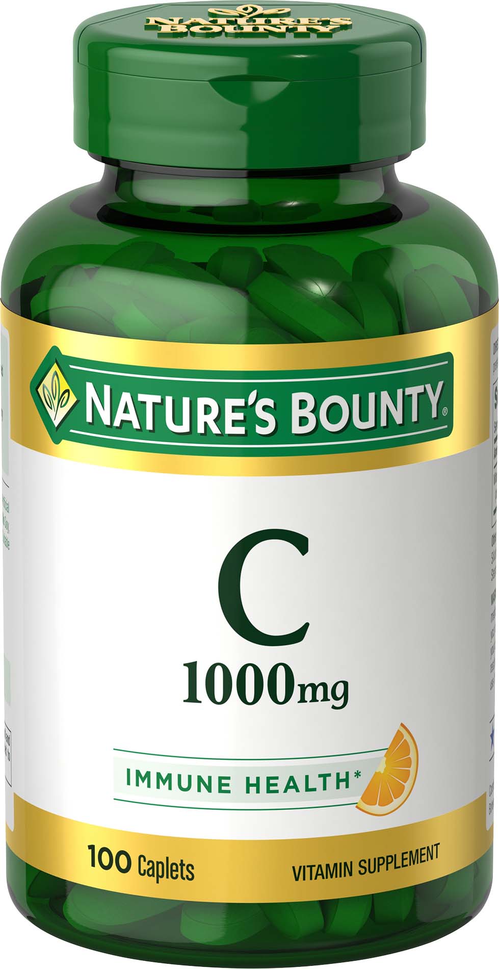 Nature's Bounty Pure Vitamin C Tablet, 1,000mg, 100 ct - REPLACES NHS1707 NHS12542726