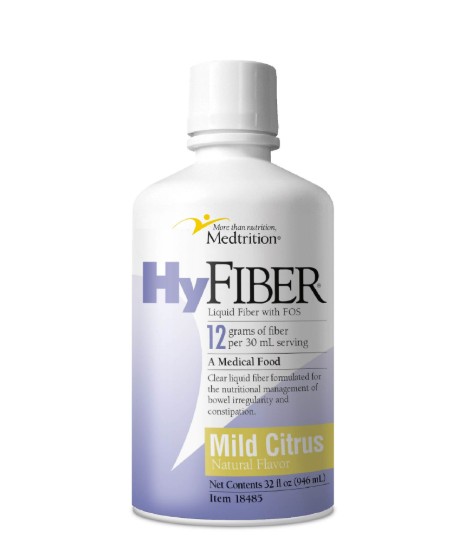 HyFiber Liquid Fiber with FOS, Mild Citrus Flavor, 32 fl oz Bottle NS18485