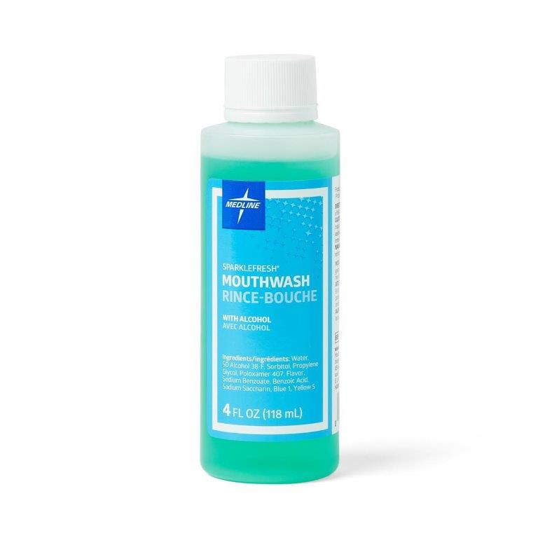 Medline SparkleFresh Mouthwash with Alcohol PF06320