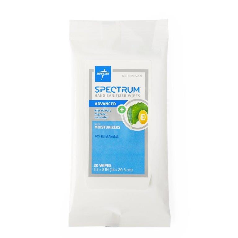 Spectrum Advanced Hand Sanitizer Wipes PF175746