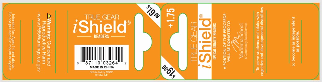 Militti iShield True Gear Readers, +1.75 PH5651625