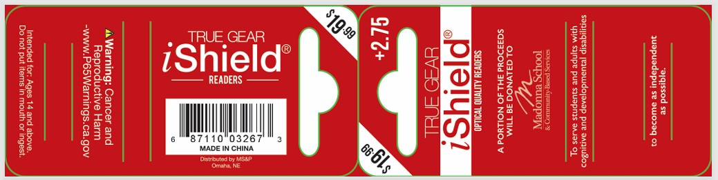 Militti iShield True Gear Readers, +2.75 PH5651658