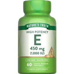 Nature's Truth High Potency E, 1000 IU, 60 Softgels PIPNT11261