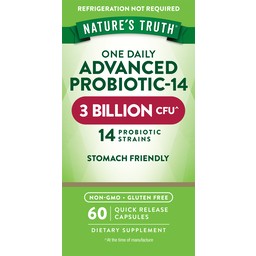 Nature's Truth Advanced Probiotic 3 Billion, 60 Capsules PIPNT4900