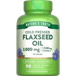 Nature's Truth Flaxseed Oil 3000mg, 90 Softgels PIPNT731