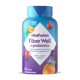 Vitafusion Fiber Well + Probiotics, 60 Gummies PIPVF08319