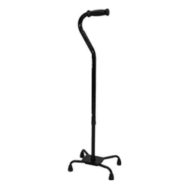 Heavy Duty Quad Cane, Large Base, Black PMICNQHLBB