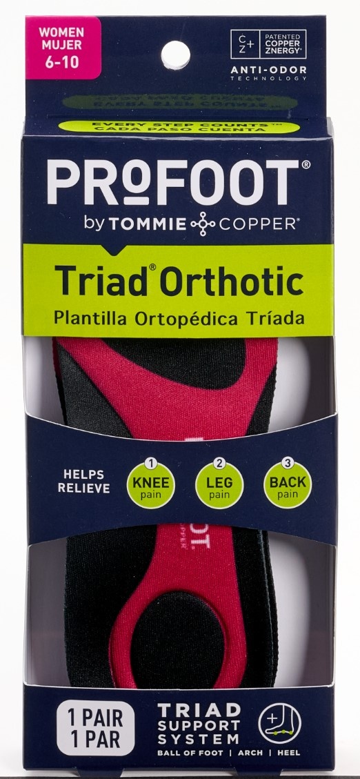 Profoot Triad Orthotic Insoles for Women, Pair - REPLACES PRF11600 PRF53005