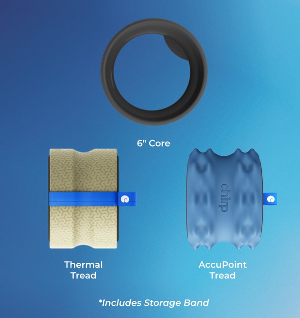 Chirp Wheel Pro, 6" Bundle - 6" Core, 6" Accupoint Tread, 6" Thermal Tread PYLW024N9A1A