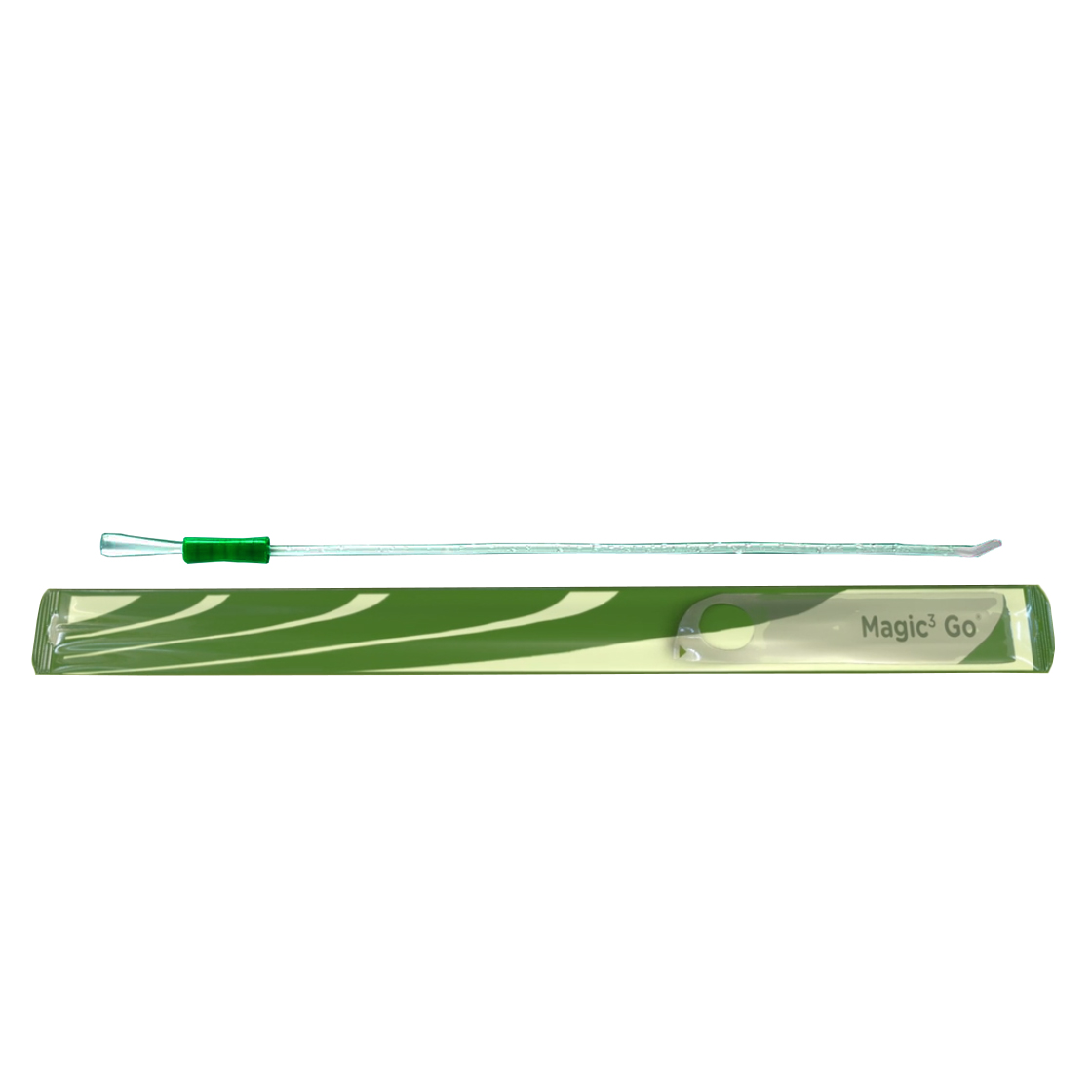 Magic3 GO Male Coude Hydrophilic Intermittent Catheter 14 Fr 16" RH50814G