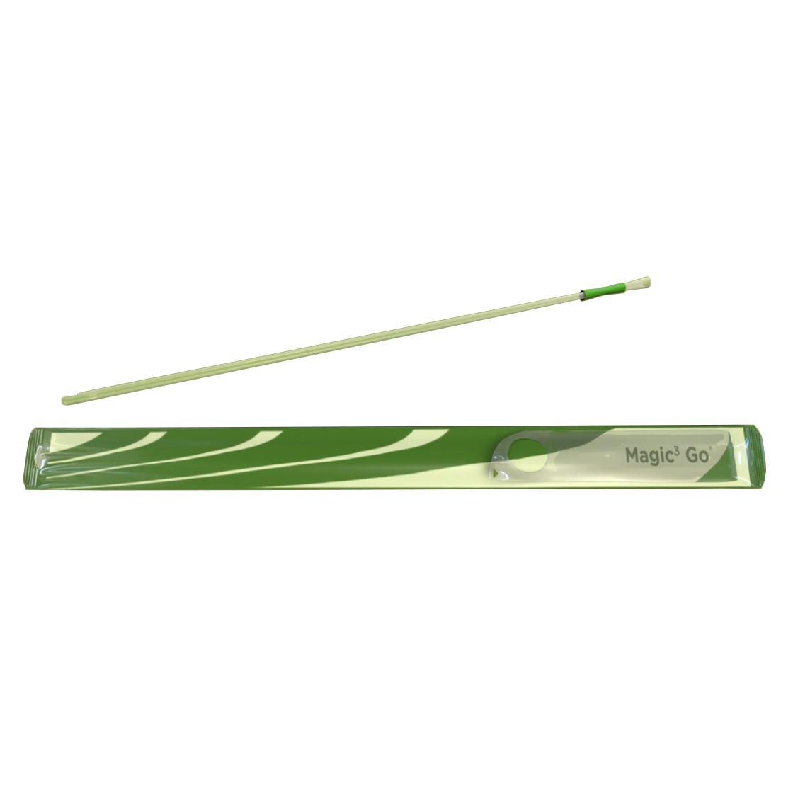 Magic3 GO Male Hydrophilic Intermittent Catheter 10 Fr 16" RH53810G