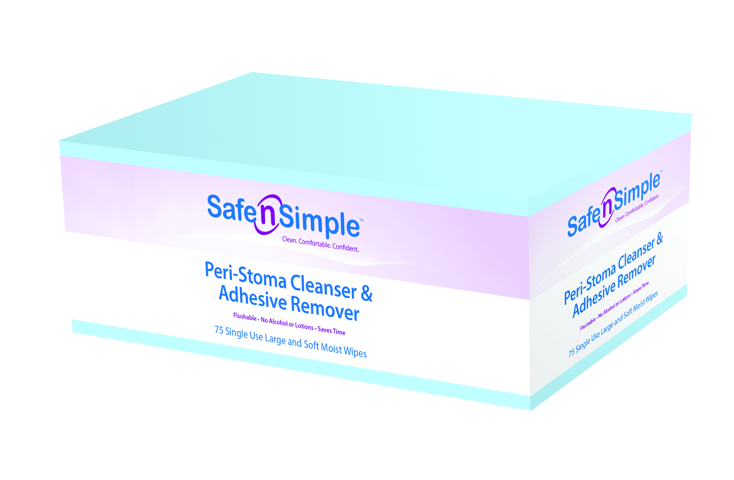 Safe N Simple Peri-Stoma Cleanser and Adhesive Remover No Sting Wipe RRSNS00575