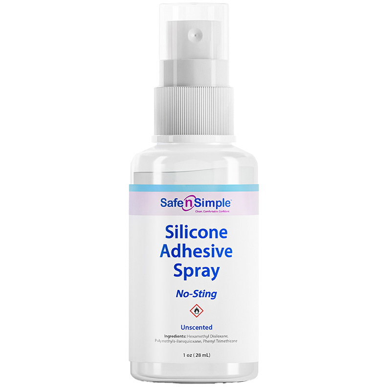 Safe N Simple Ostomy Silicone Adhesive Spray, 1 oz Bottle RRSNS00601
