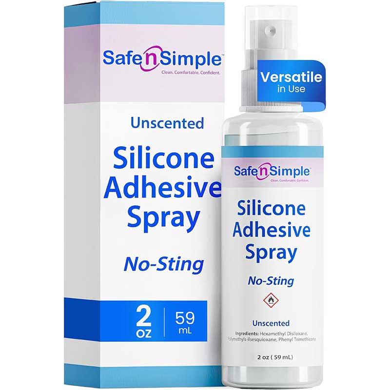 Safe N Simple Ostomy Silicone Adhesive Spray, 2 oz Bottle RRSNS00602