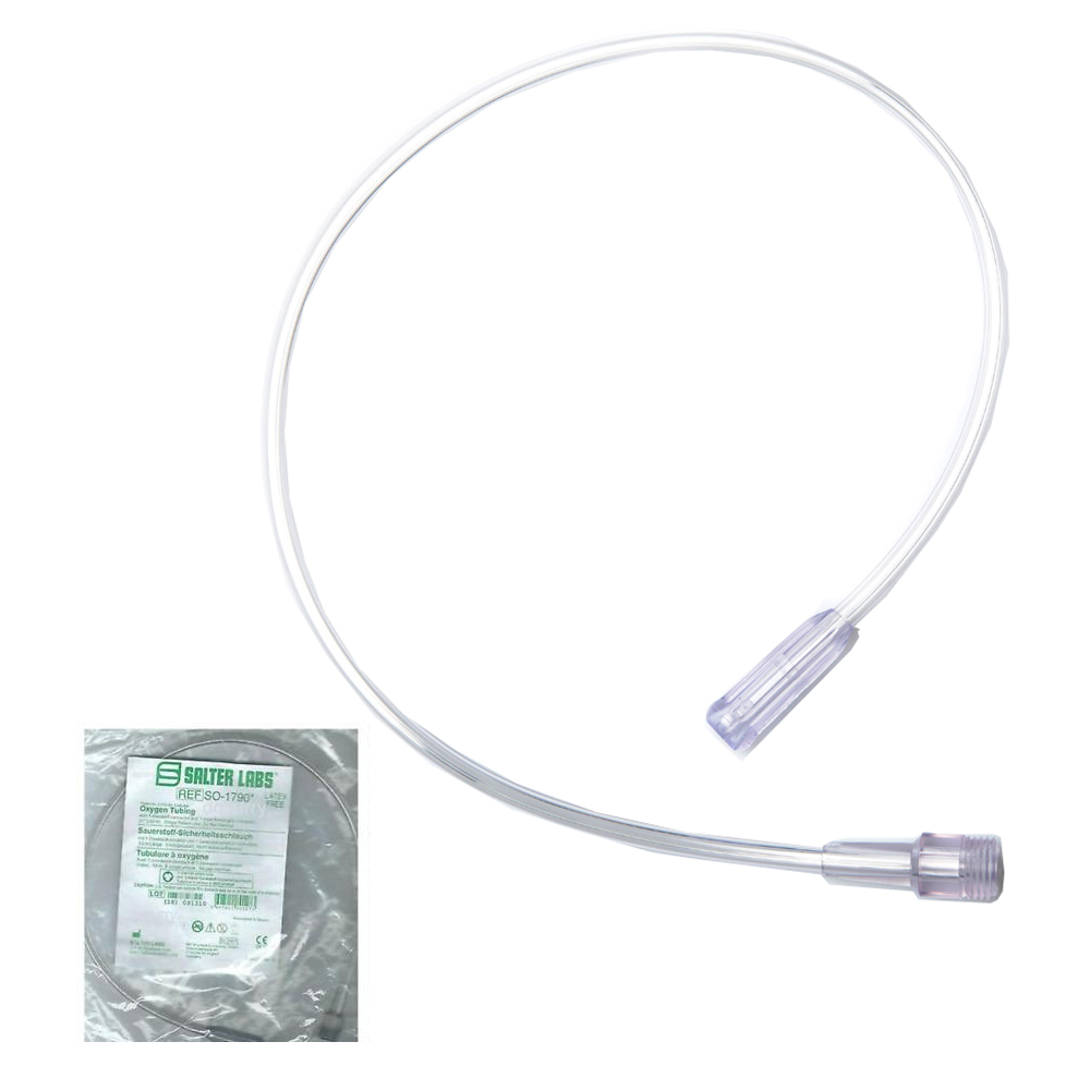 Humidifier Adaptor Oxygen Tubing,21", 3-Chnl Safety SASO1790