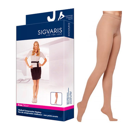 781P Style Sheer Pantyhose, 15-20mmHg, Women's, Large, Long, Suntan SG781PLLW36