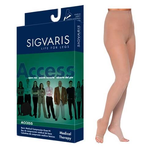 863P Essential Opaque Pantyhose, 30-40mmHg, Women's, Small, Long, Suntan SG863PSLW36