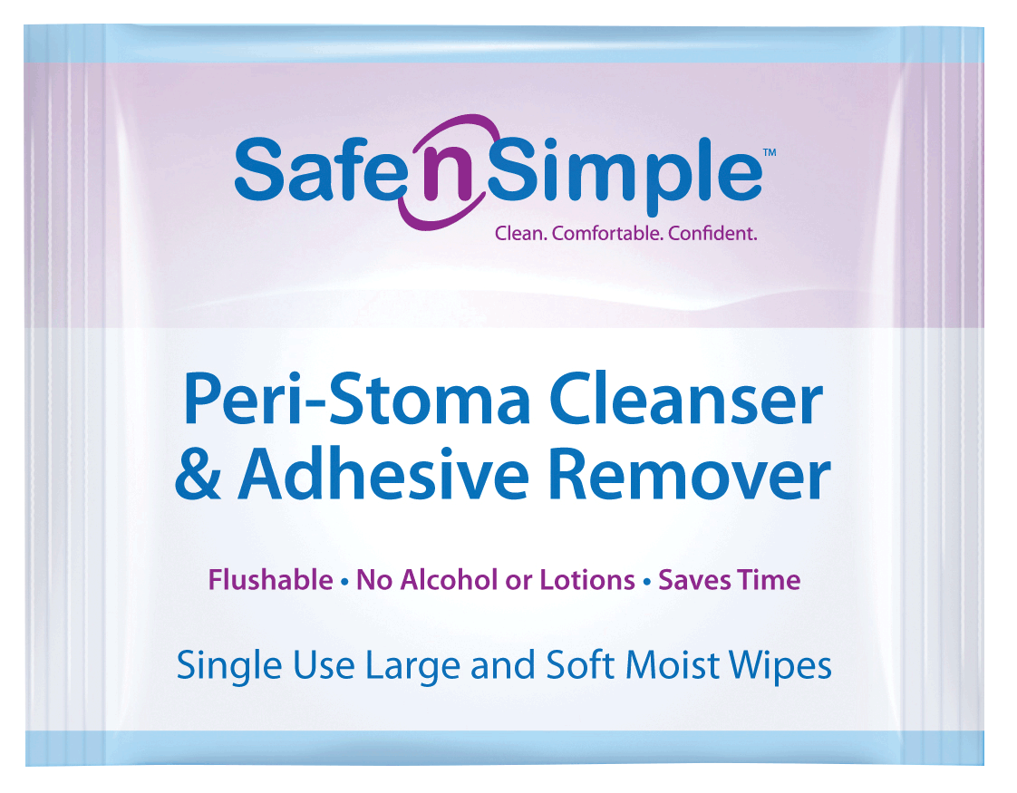 Peri-Stoma Adhesive Remover Wipe, 5/Package RRSNS00505