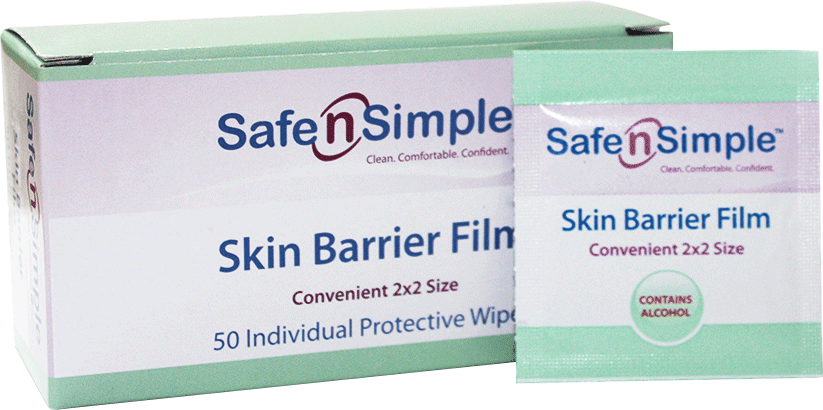 Skin Barrier Film Wipes, 2" x 2", Alcohol RRSNS81850