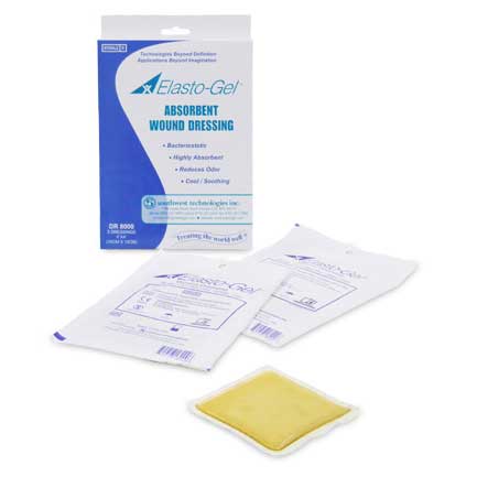 Elasto-Gel Wound Dressing without Tape 8" x 16" SWDR8800