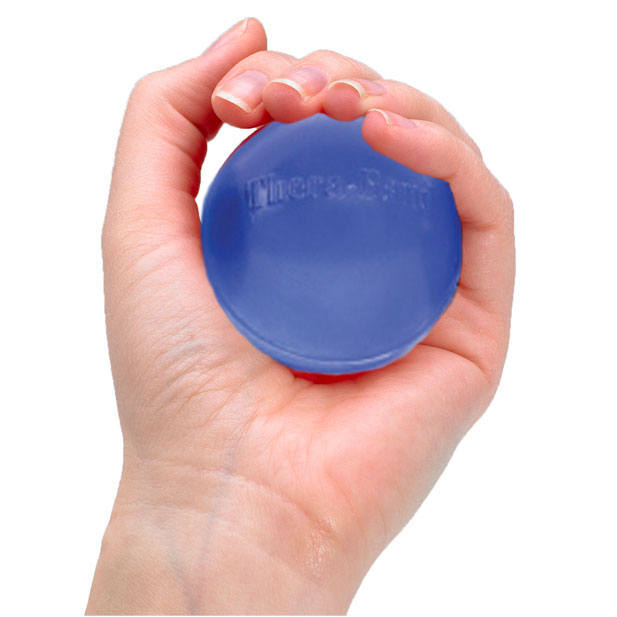 THERA-BAND Hand Exercisers, X-Large, Blue, Firm TB26053