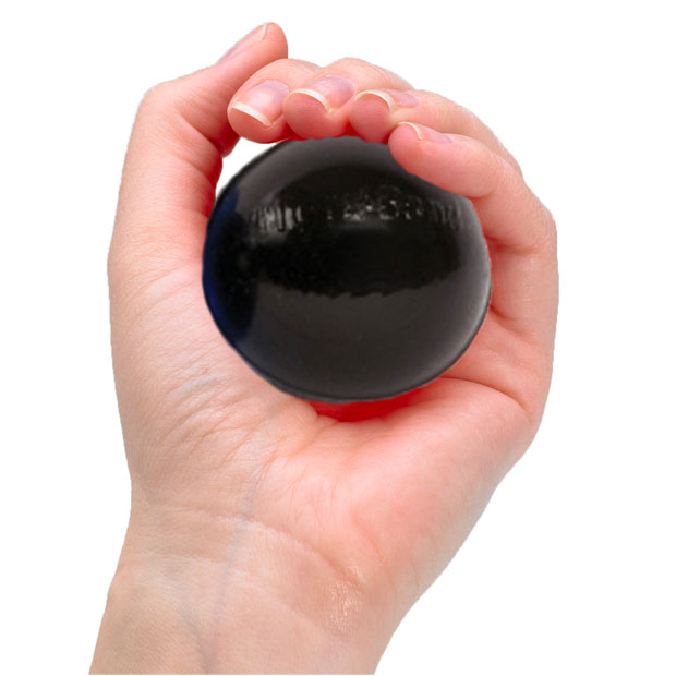 THERA-BAND Hand Exercisers, X-Large, Black, Extra Firm TB26063
