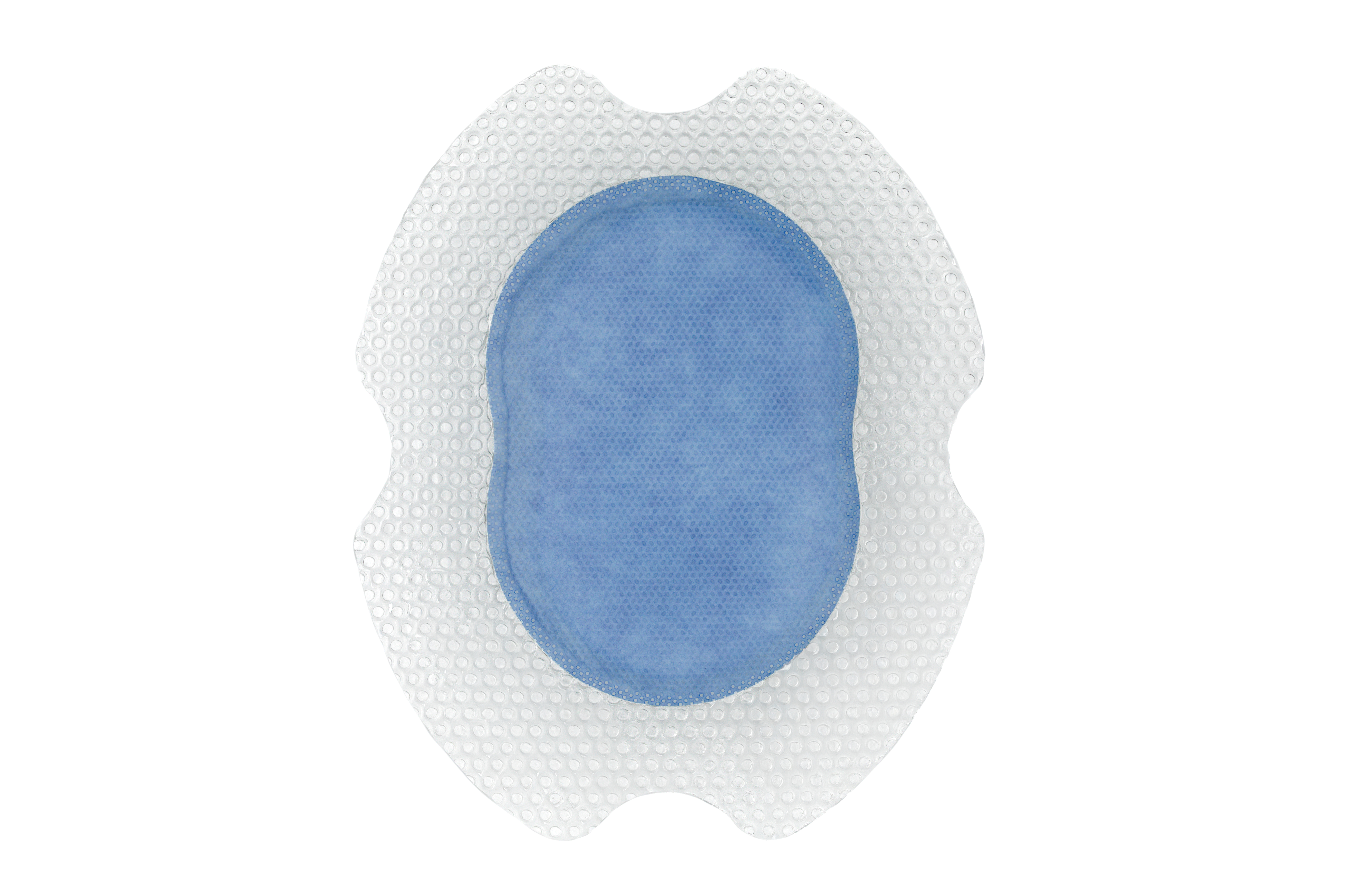 ZeniABSORB Border Plus Super Absorbent Dressing with Border, Oval, 5" x 6" ZM80156L