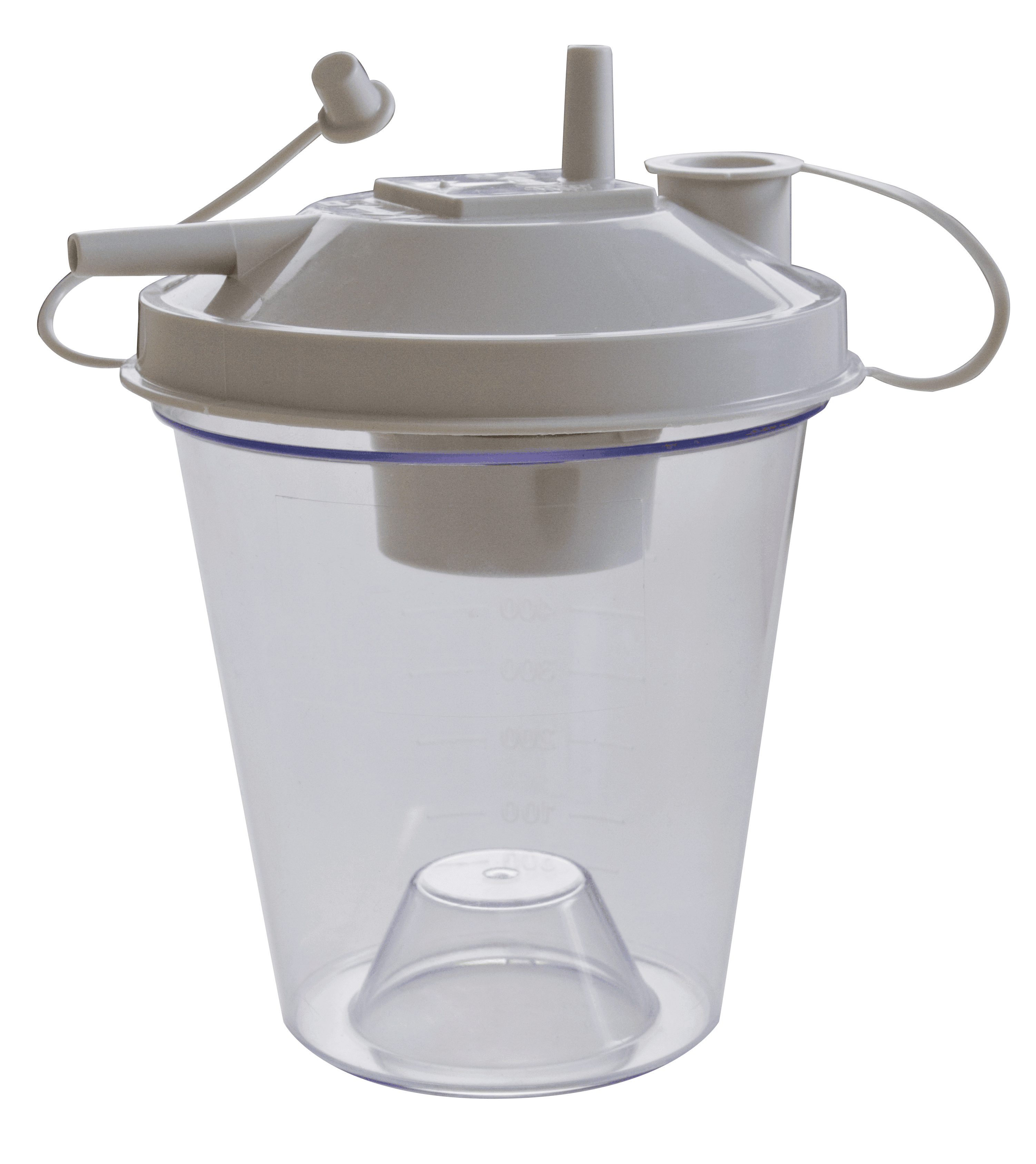 Cardinal Health Essentials Suction Canister, 800cc with Floater Top ZRSUCC12