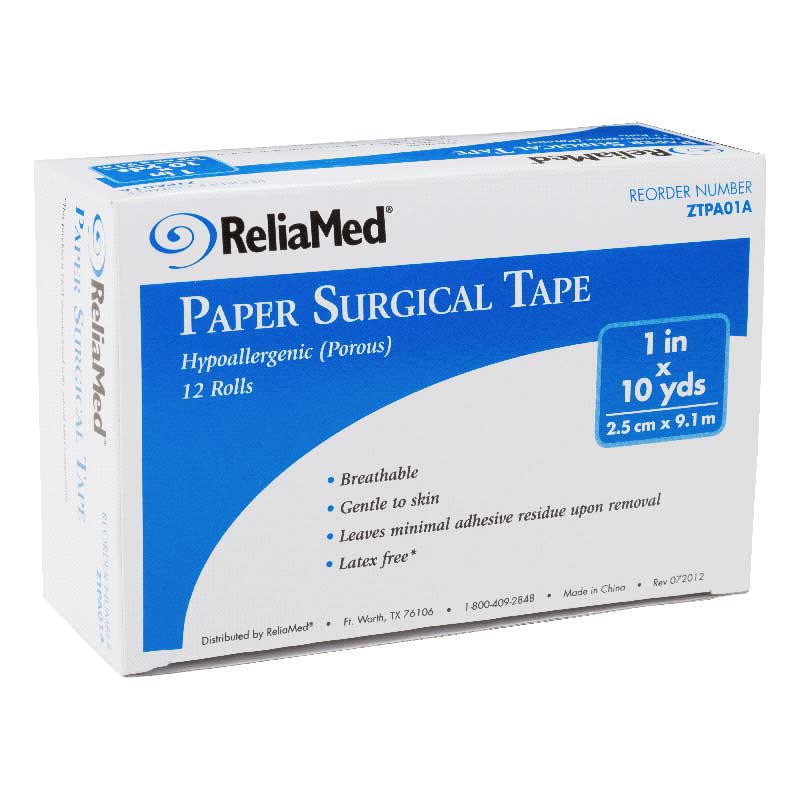 Cardinal Health Essentials Paper Surgical Tape 1" x 10 yds. ZTPA01A